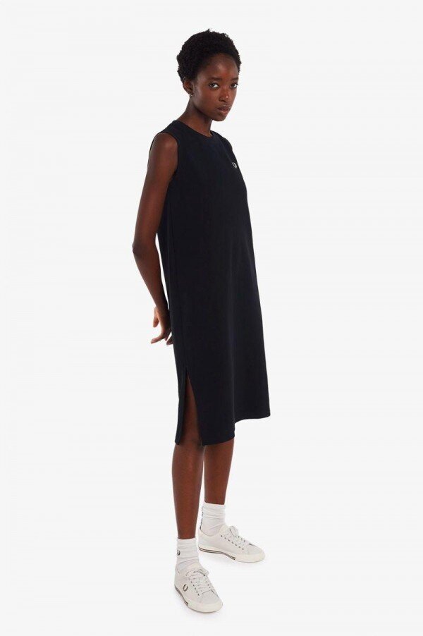 Sleeveless Ringer T-Shirt Dress Sleeveless Ringer T-Shirt Dress