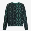 Snake Print Women’s Cardigan