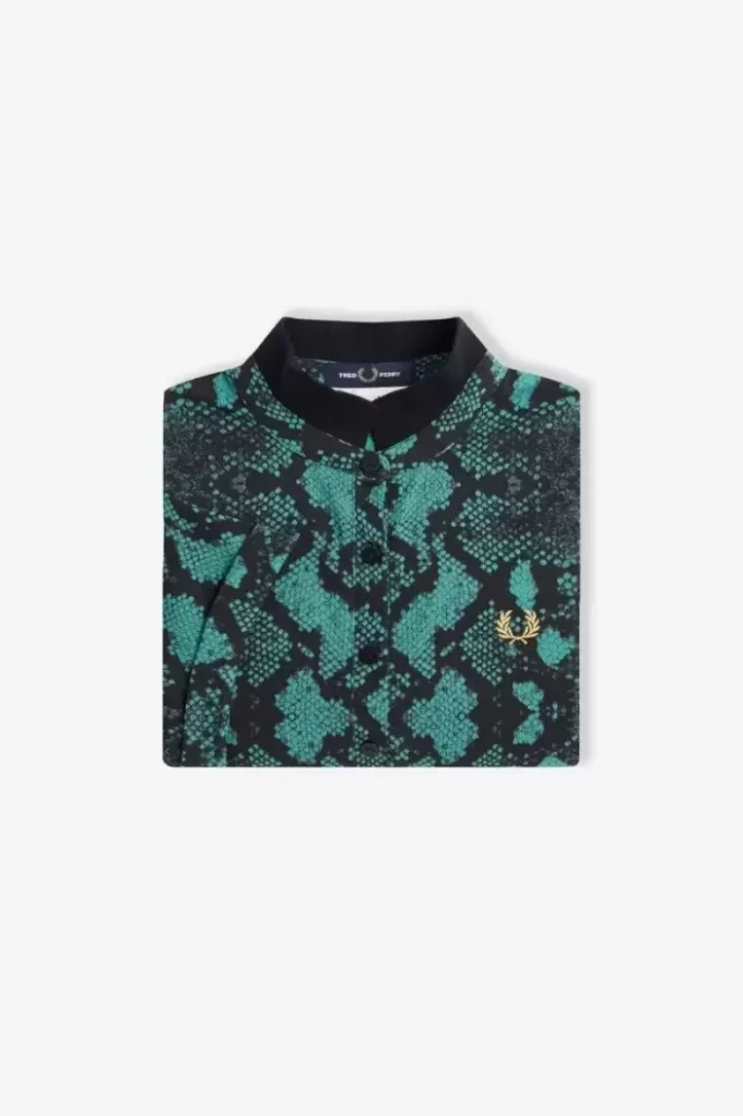 Snake Print Women’s Polo Shirt
