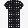 Spot Print Piqué Women’s Dress