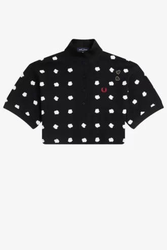 Spot Print Piqué Women’s Polo Shirt Spot Print Piqué Women’s Polo Shirt
