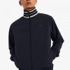 Striped Collar Track Jackets
