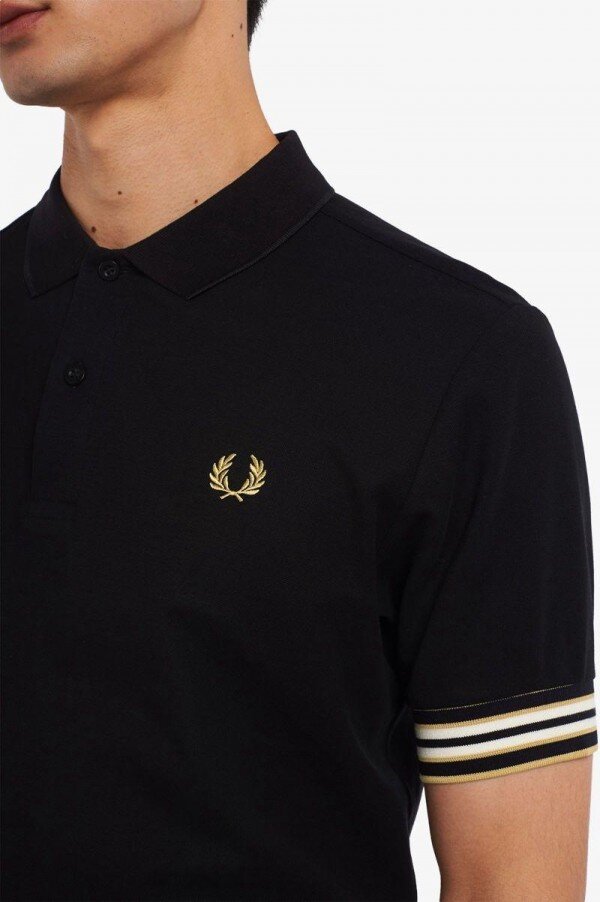 Striped Cuff Polo Shirts Striped Cuff Polo Shirts