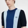 Striped Fine Knit Men’s T-Shirt Striped Fine Knit Men’s T-Shirt