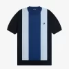 Striped Fine Knit Men’s T-Shirt Striped Fine Knit Men’s T-Shirt