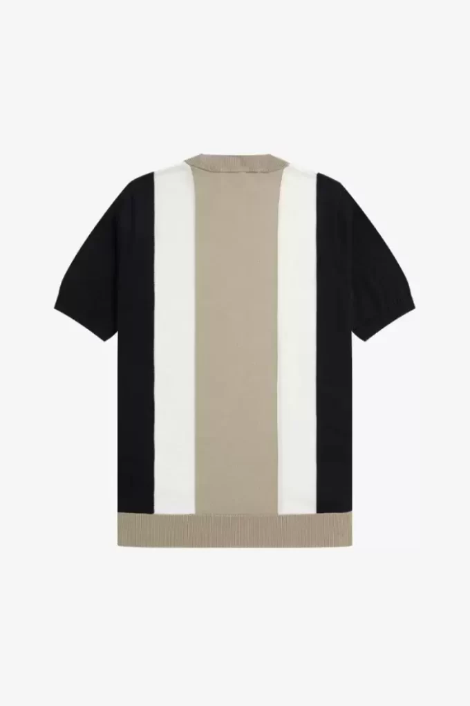 Striped Fine Knit Men’s T-Shirt Striped Fine Knit Men’s T-Shirt