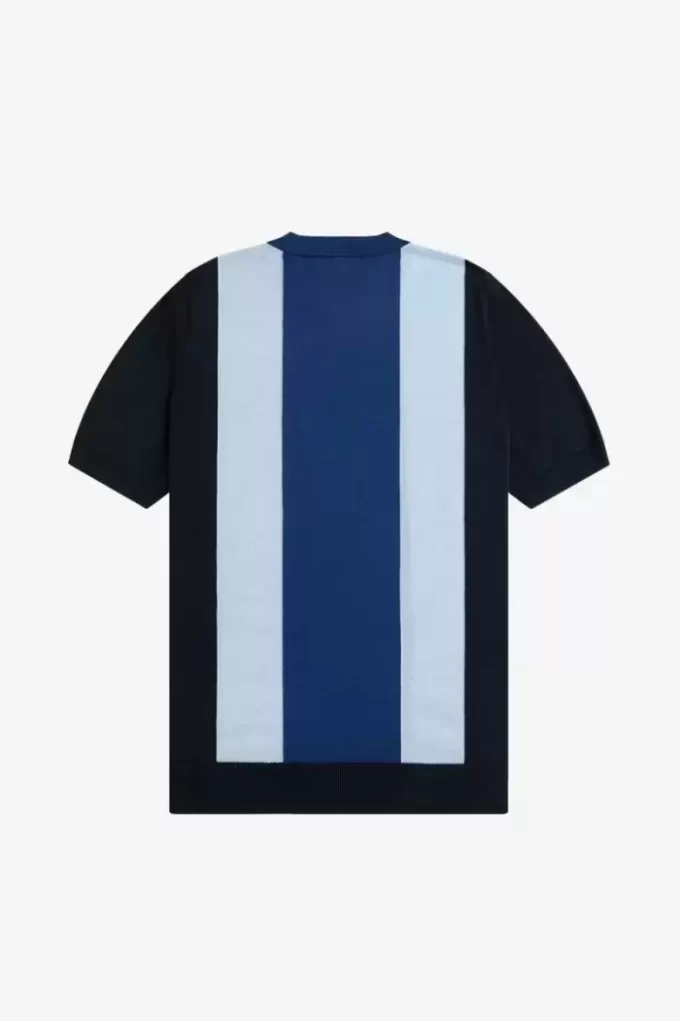 Striped Fine Knit Men’s T-Shirt Striped Fine Knit Men’s T-Shirt