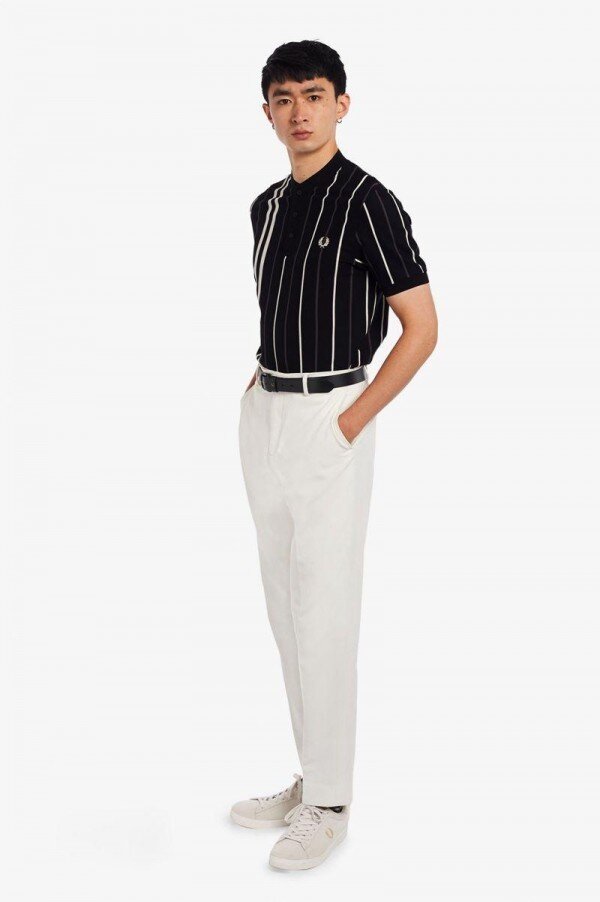 Striped Henley Polo Shirts Striped Henley Polo Shirts