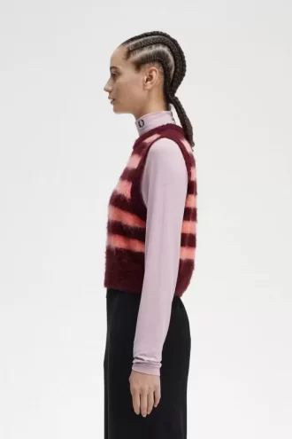 Striped Knitted Women’s Tanks