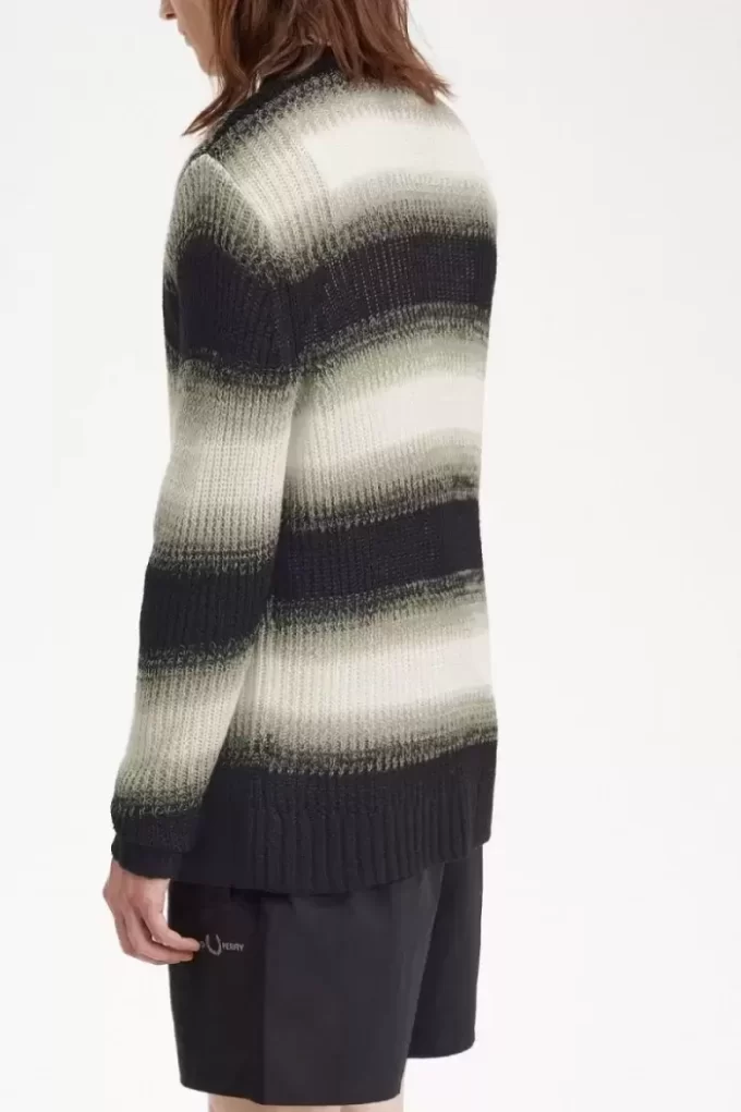 Striped Open Knit Men’s Jumper Striped Open Knit Men’s Jumper