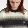 Striped Open Knit Men’s Jumper Striped Open Knit Men’s Jumper