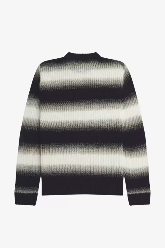 Striped Open Knit Men’s Jumper Striped Open Knit Men’s Jumper