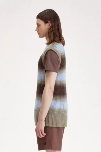 Striped Open Knit Men’s Tanks Striped Open Knit Men’s Tanks