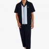 Striped Panel Bowling Shirts Striped Panel Bowling Shirts