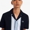 Striped Panel Bowling Shirts Striped Panel Bowling Shirts