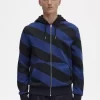 Striped Zip-Through Hooded Men’s Sweatshirts