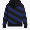 Striped Zip-Through Hooded Men’s Sweatshirts