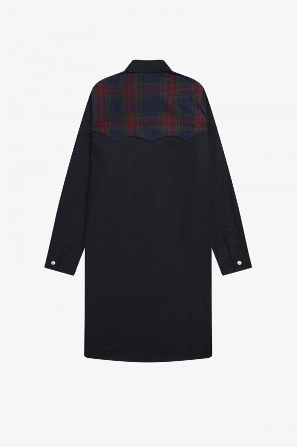Tartan Panel Shirt Dress Tartan Panel Shirt Dress