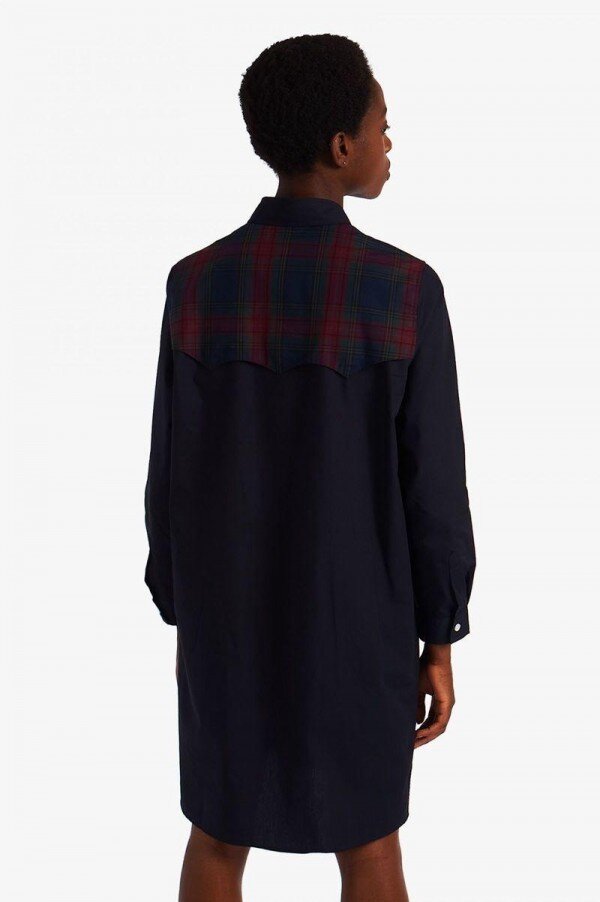 Tartan Panel Shirt Dress Tartan Panel Shirt Dress