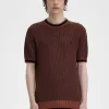 Textured Knitted Men’s T-Shirt Textured Knitted Men’s T-Shirt