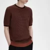 Textured Knitted Men’s T-Shirt Textured Knitted Men’s T-Shirt