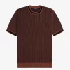 Textured Knitted Men’s T-Shirt Textured Knitted Men’s T-Shirt