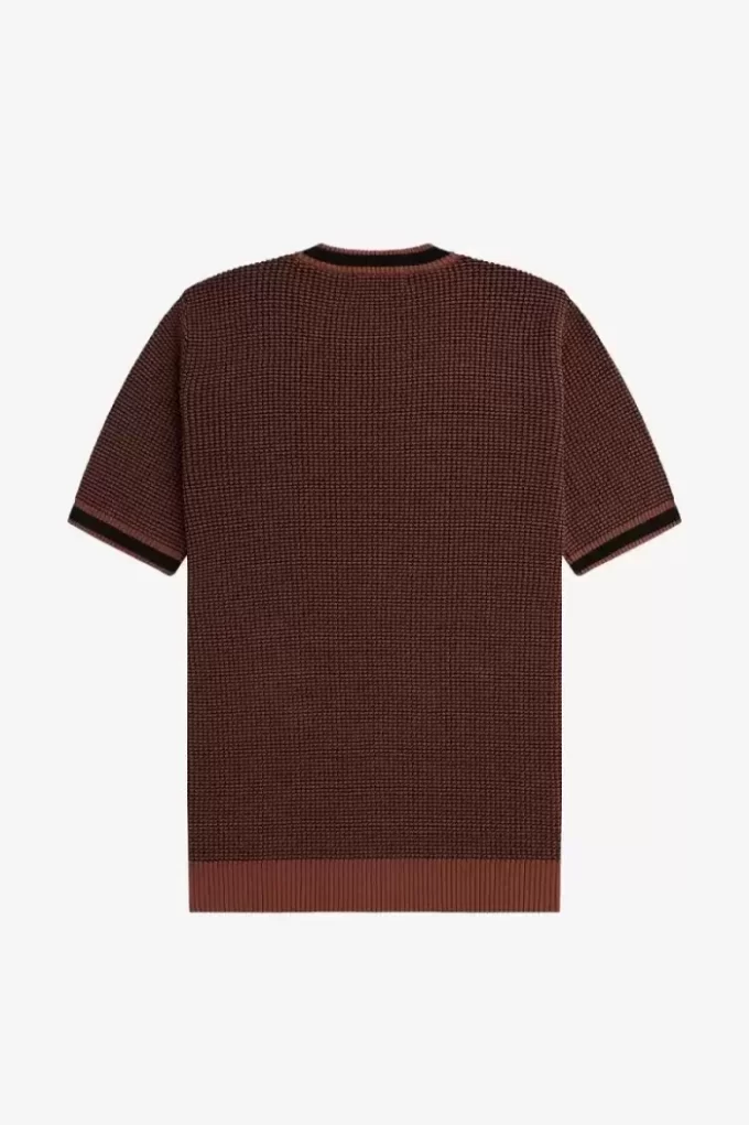 Textured Knitted Men’s T-Shirt Textured Knitted Men’s T-Shirt
