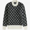 Textured Monochrome Jumper Knitwear Textured Monochrome Jumper Knitwear