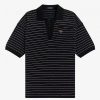 Textured Stripe Knitted Shirts Textured Stripe Knitted Shirts