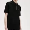 Textured Zip Neck Men’s Polo Shirt Textured Zip Neck Men’s Polo Shirt