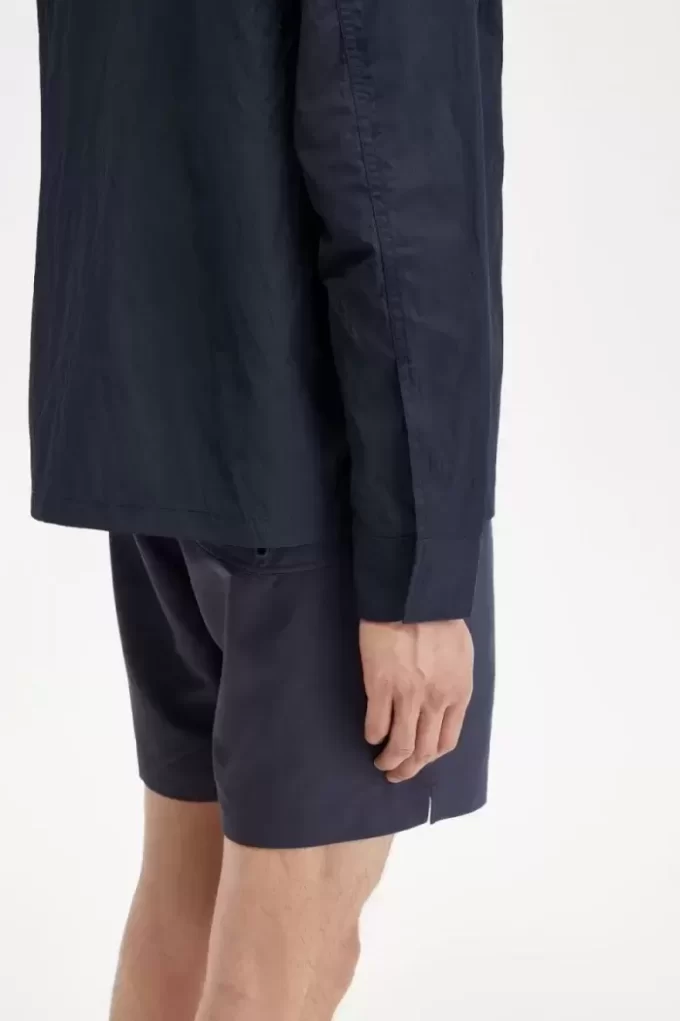 Textured Zip-Through Men’s Shirt Textured Zip-Through Men’s Shirt