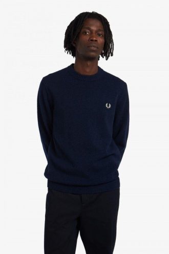 Tipped Crew Neck Jumper Knitwear