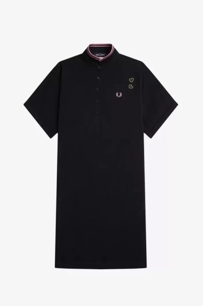 Tipped Piqué Shirt Women’s Dress