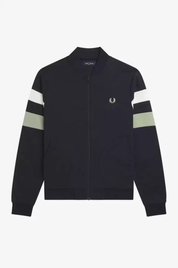 Tipped Sleeve Men’s Track Jackets