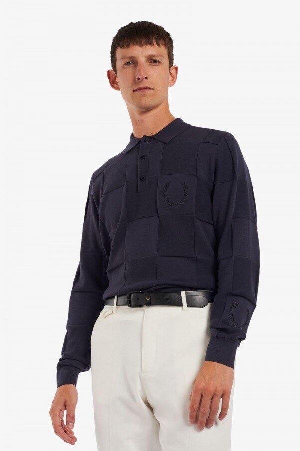 Tonal Check Knitted Shirts Tonal Check Knitted Shirts