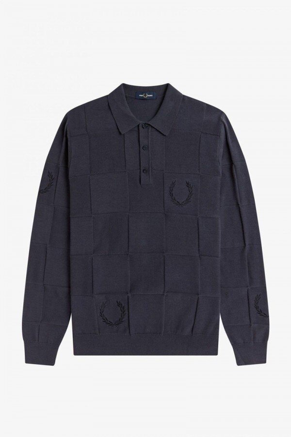 Tonal Check Knitted Shirts Tonal Check Knitted Shirts
