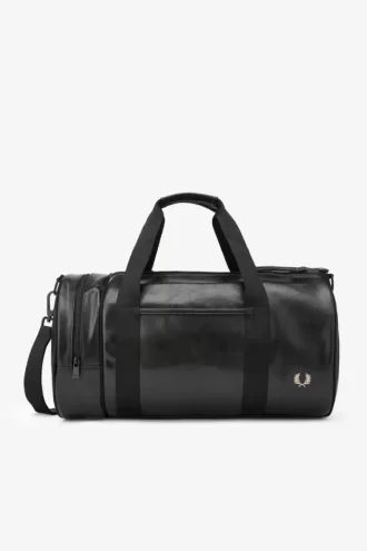 Tonal PU Barrel Men’s Bags