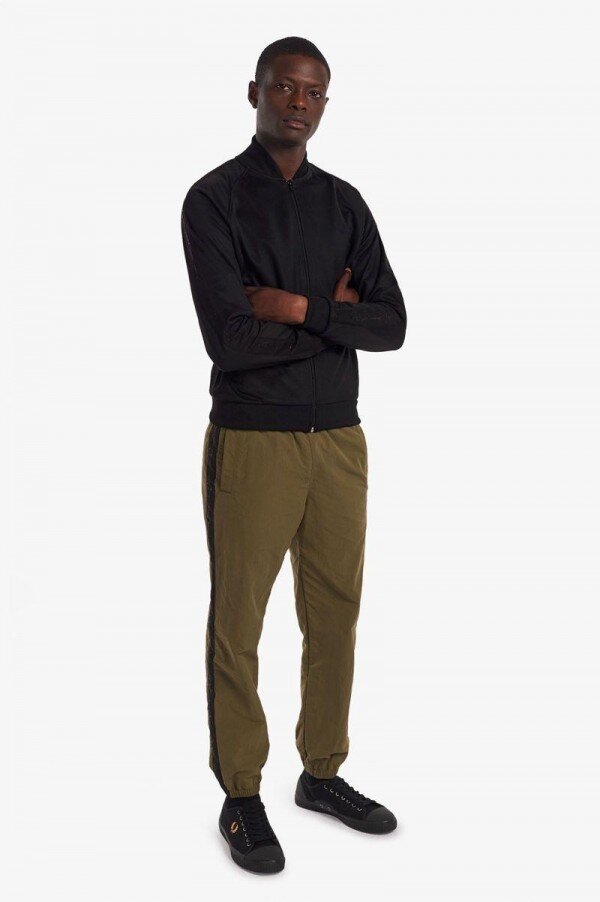 Tonal Taped Bomber Neck Track Jackets Tonal Taped Bomber Neck Track Jackets