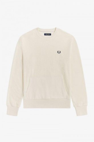 Towelling Crew Neck Sweatshirts