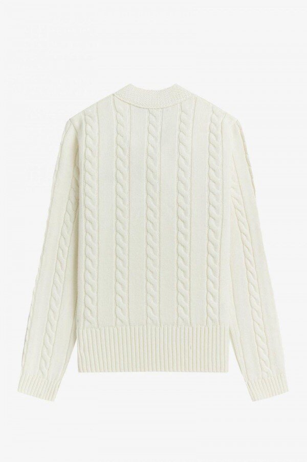 V-Neck Cable Knit Jumper Knitwear V-Neck Cable Knit Jumper Knitwear