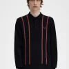 Vertical Stripe Knitted Men’s Shirt Vertical Stripe Knitted Men’s Shirt