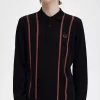 Vertical Stripe Knitted Men’s Shirt Vertical Stripe Knitted Men’s Shirt