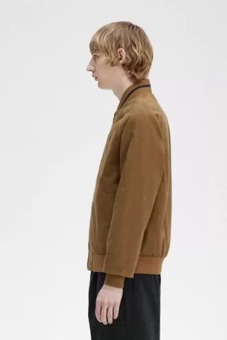 Waffle Cord Tennis Bomber Men’s Jackets