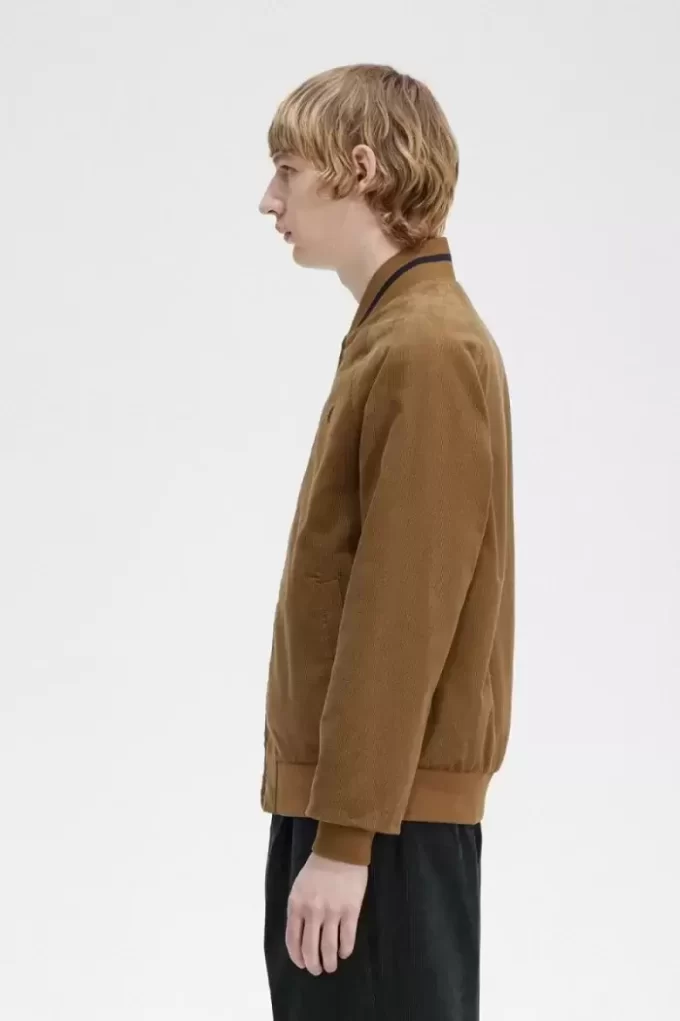 Waffle Cord Tennis Bomber Men’s Jackets