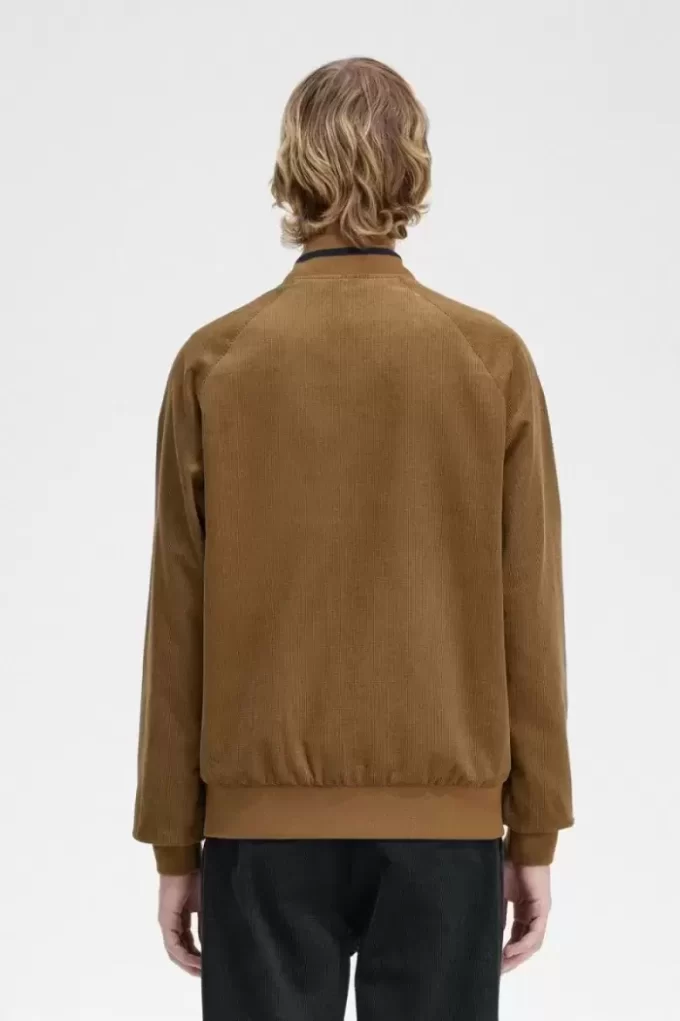 Waffle Cord Tennis Bomber Men’s Jackets