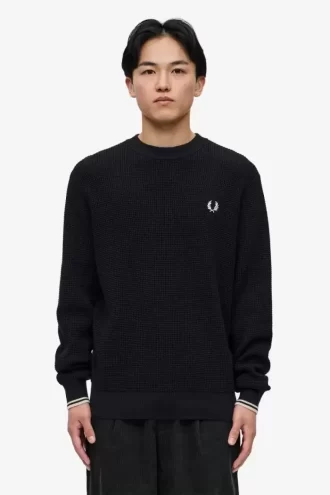 Waffle Stitch Men’s Jumper