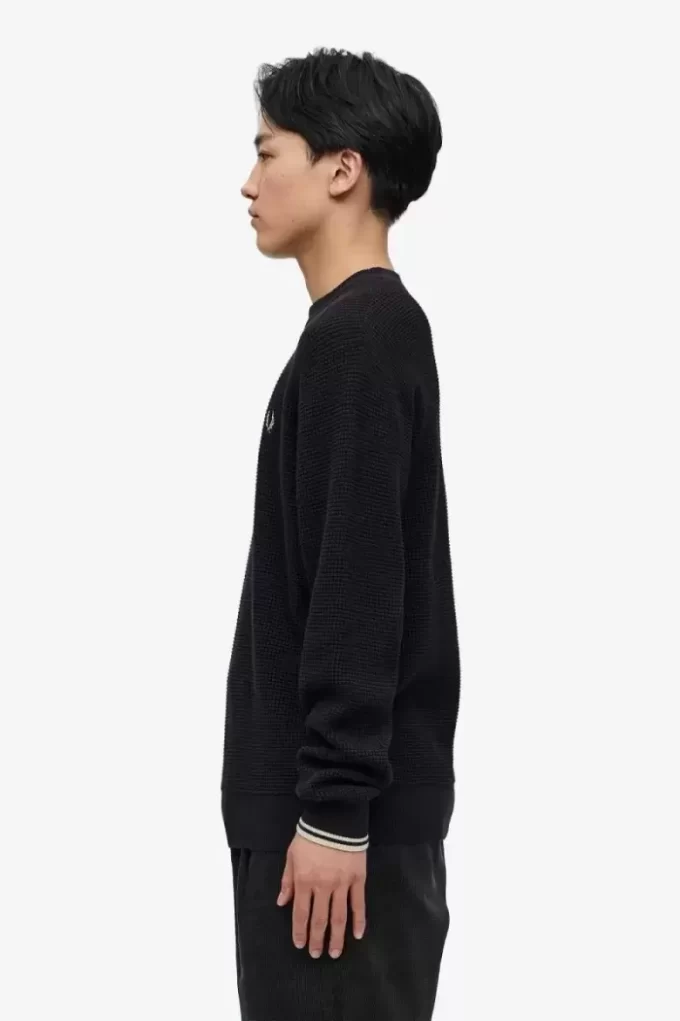 Waffle Stitch Men’s Jumper