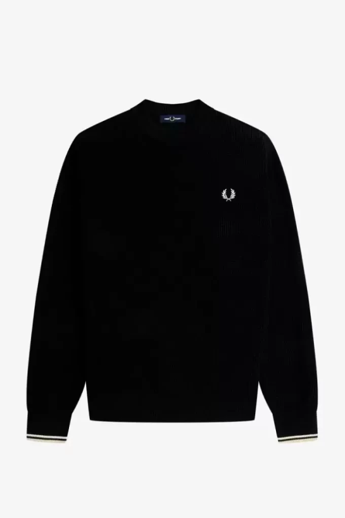 Waffle Stitch Men’s Jumper