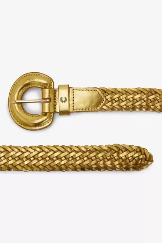 Woven Leather Women’s Belts