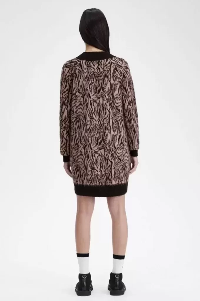 Zebra Knitted Women’s Dress